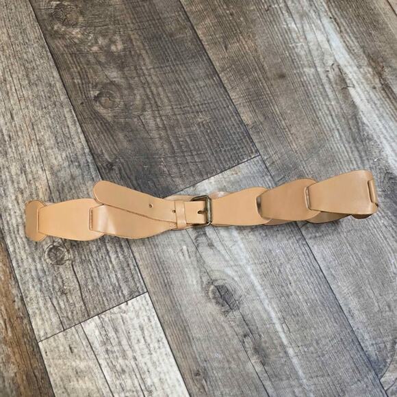 Vintage Leather Belt Tan Boho Woven Western Minimalist Fisherman Core Old Money main image 8